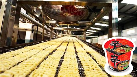 how are ramen noodles made in factory